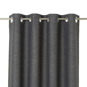 Block-out Curtain GoodHome Novan 140x260cm, dark grey