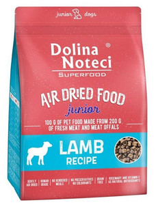 Dolina Noteci Superfood Air Dried Dry Junior Dog Food Lamb Recipe 1kg