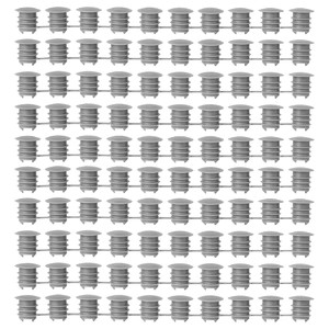 KOMPLEMENT Cover cap, dark grey, 100 pack
