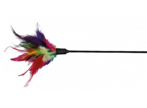 Trixie Cat Toy Stick with Feathers