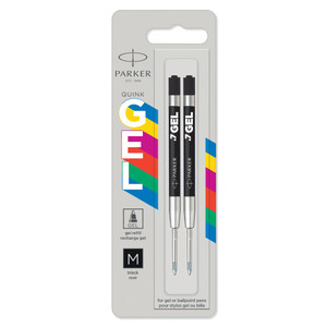 Parker Gel Ballpoint Pen Refill Black 2pcs