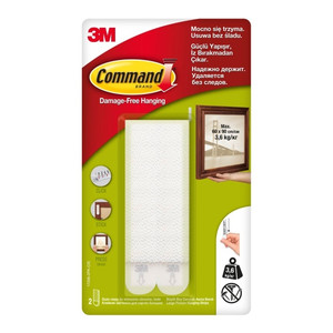 3M Command Picture Hanging Strips up to 3.6 kg, white
