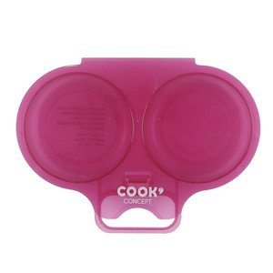 Silicone Microwave Egg Poacher, pink