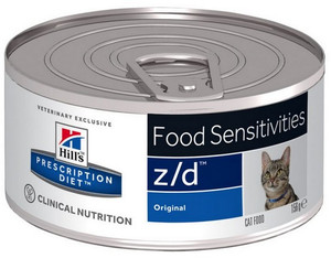 Hill's Prescription Diet z/d Feline Food Sensitivities Original Cat Wet Food Can 156g