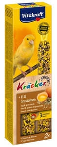 Vitakraft Kracker Seed Snack for Canary Egg 60g 2-pack