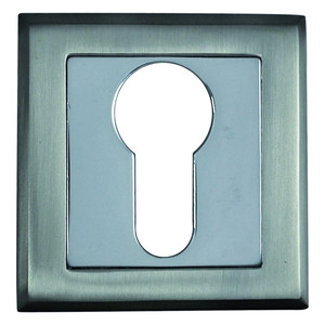 Door Escutcheon Schaffner Larga, satin nickel