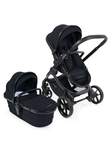 iCandy Peach 7 Designer Pushchair and Carrycot Black - Complete Bundle