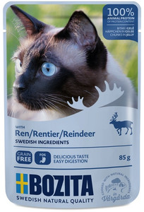 Bozita Cat Food Chunks in Jelly with Reindeer 85g