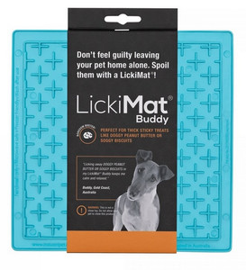 LickiMat Buddy for Dogs, soft, turquoise