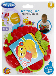 Playgro Teething Time Activity Book 3m+