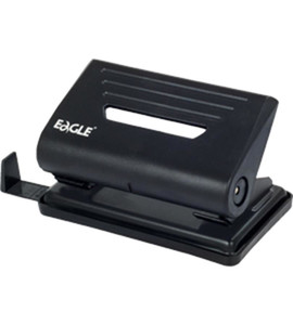 Hole Puncher 2-Hole Punch, 12 Sheets, 5.5mm, black