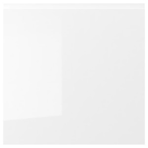VOXTORP Door, high-gloss white, 60x60 cm