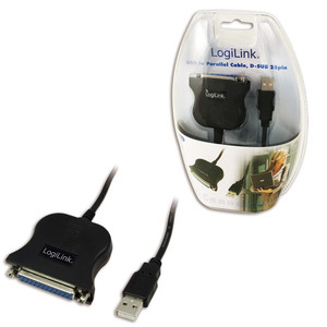 LogiLink Adapter USB to DSUB-25pin, 1.5m