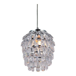 Pendant Lamp Orientalic 1 x 60W E27, chrome