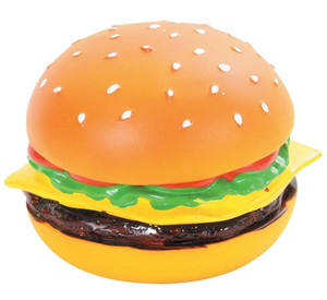 Zolux Vinyl Dog Toy Burger 8cm