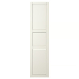 TYSSEDAL Door with hinges, white, 50x195 cm