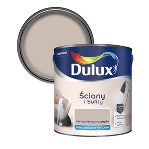 Dulux Walls & Ceilings Matt Latex Paint 2.5l sentimental sepia
