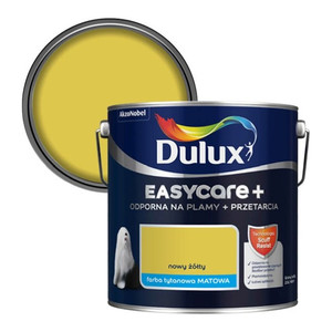 Dulux EasyCare+ Washable Durable Matt Paint 2.5l new yellow