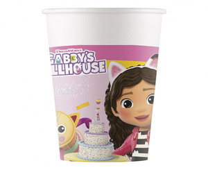 Paper Party Cup 200ml 8pcs Gabby's Dollhouse