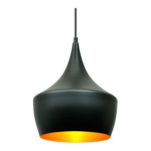 Pendant Lamp Modern 4 1 x 20W E27, black-gold
