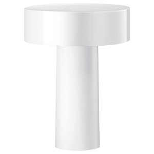 SOLVINDEN LED table lamp, battery-operated/outdoor white, 20 cm