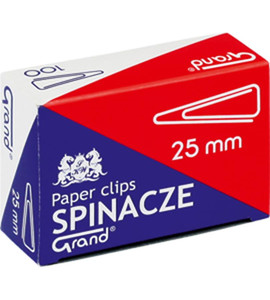 Paper Clips Triangular 25mm 100pcs 10-pack