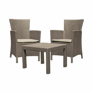 Keter Garden Furniture Set Rosario, cappuccino/sand and brown