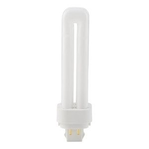 Diall Stick Fluorescent Light Bulb G24q-1 10W 620lm warm white
