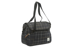 Bicycle Bag Check Tosca, black