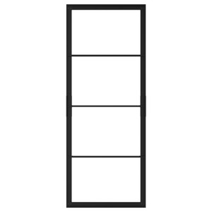 SKYTTA Sliding door frame, black, 77x196 cm