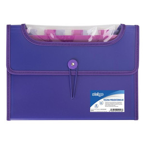 Document Folder with 12 Pockets A4 25mm, purple