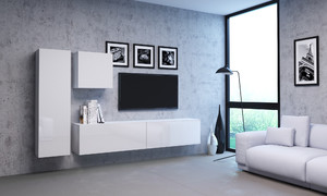 Furniture Set Vivo 2 LE, white/high-gloss white