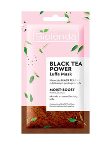 Bielenda Luffa Mask Moisturising Face Mask Black Tea Power 2in1 8g