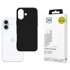 3MK Matt Case iPhone 16 6,1, black