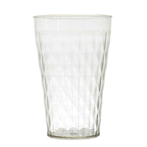 Glass with Gold Rim, plastic