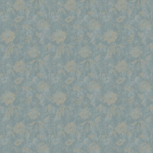 GoodHome Vinyl Wallpaper on Fleece Coral, green/blue