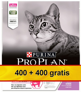 Purina Pro Plan Cat Delicate OptiDigest Dry Food 800g (400+400g free)