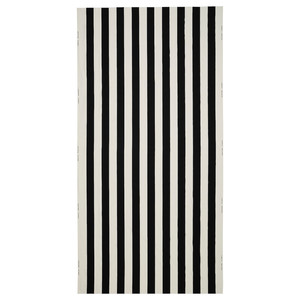 VARGTÖREL Pre-cut fabric, black/white, 150x300 cm