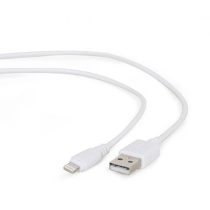 Gembird 8-pin Sync & Charging Cable, white, 1m