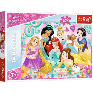 Trefl Children's Puzzle Disney Princess Princesses' World 200pcs 7+