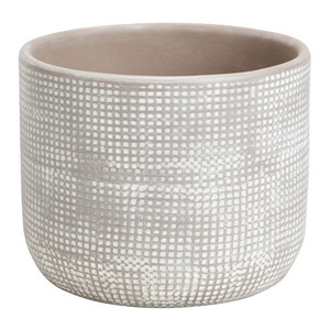 Ceramic Plant Pot GoodHome 10.5 cm, dots