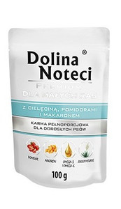 Dolina Noteci Premium Wet Dog Food Veal, Tomatoes & Pasta 100g
