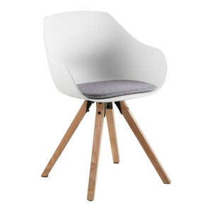 Chair Tina Wood, white