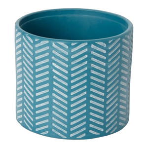 Ceramic Plant Pot GoodHome 14 cm, blue