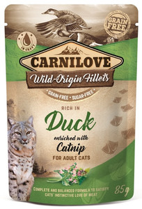 Carnilove Cat Duck & Catnip Cat Food 85g