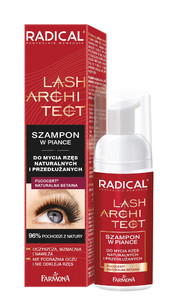 Farmona Radical Lash Architect Foam Shampoo for Eyelashes 96% Natural Vegan 50ml