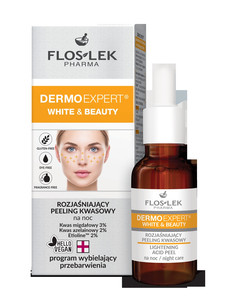 Floslek Pharma Dermo Expert White & Beauty Lightening Acid Night Peel Care 30ml
