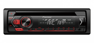 Pioneer Car Radio 1-DIN CD Tuner with RDS tuner, USB and Aux-In DEH-S120UB