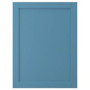 LERHYTTAN Door, blue, 60x80 cm