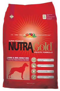 Nutra Gold Dog Food Holistic Lamb & Rice Adult Dog 3kg